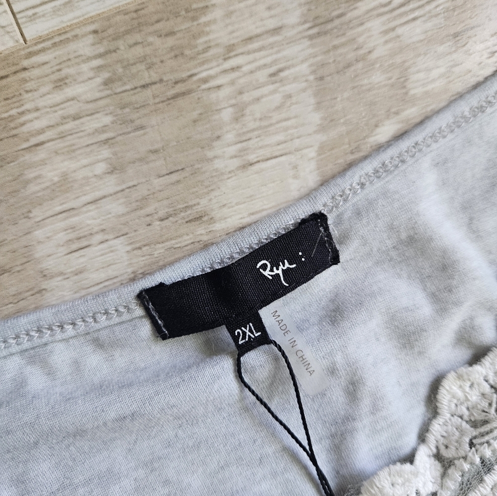 NWT Archer+Arrow Lace Overlay Midi Dress - Picture 13 of 16